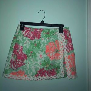 Lilly Pulitzer Floral Skort